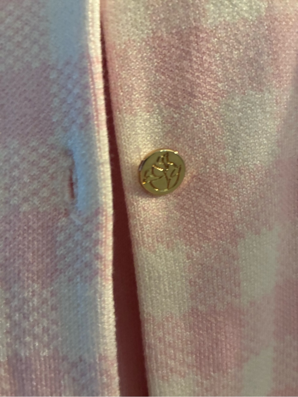 NWT Draper James Pink & Cream Gingham Cardigan - Picture 3 of 6